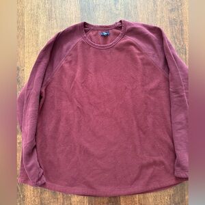 Men’s Gap Maroon Fleece Crewneck size XXL